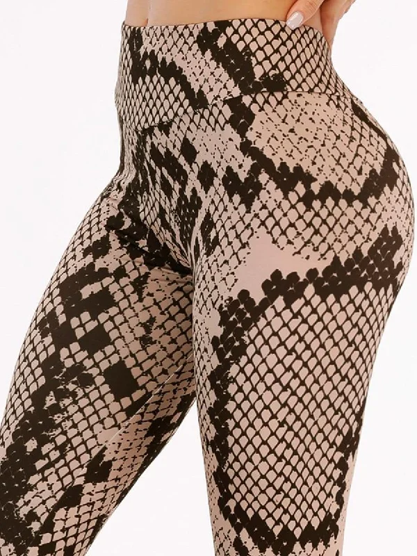Leopard Sports Yoga Leggings Stylish Stretch Print Leggings