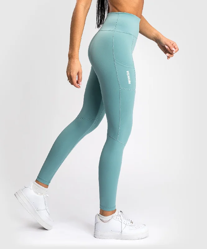 Venum Essential Women's Performance Leggings - Aqua Green Comfortable Compression Leggings