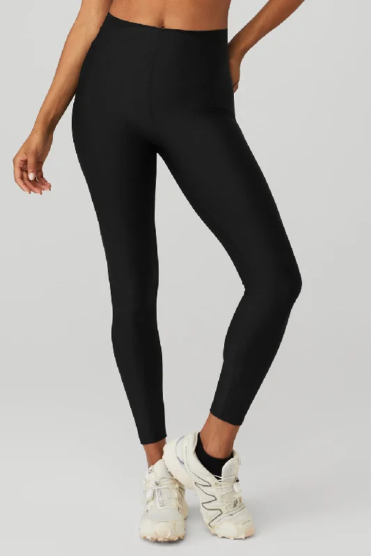Airlift High-Waist 7/8 Corset Legging - Black Comfortable Workout Fitness Leggings