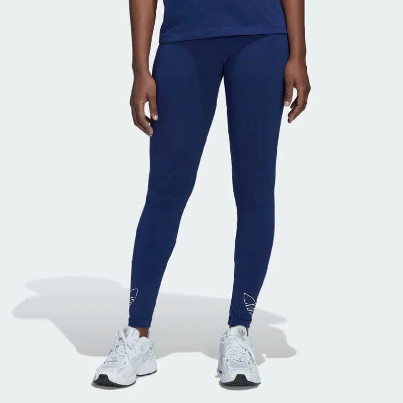 Leggings Tamnoplava Slim Fit Trendy Cut-Out Activewear Leggings