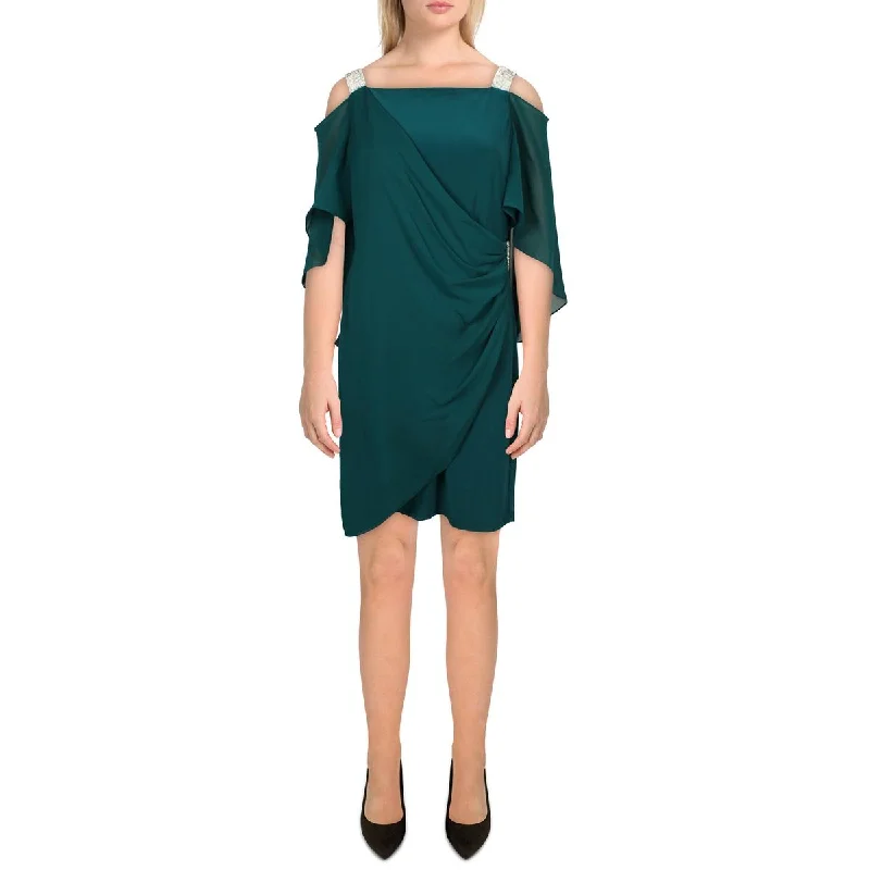 Womens Embellished Mini Cocktail and Party Dress Tunics Stylish elegant