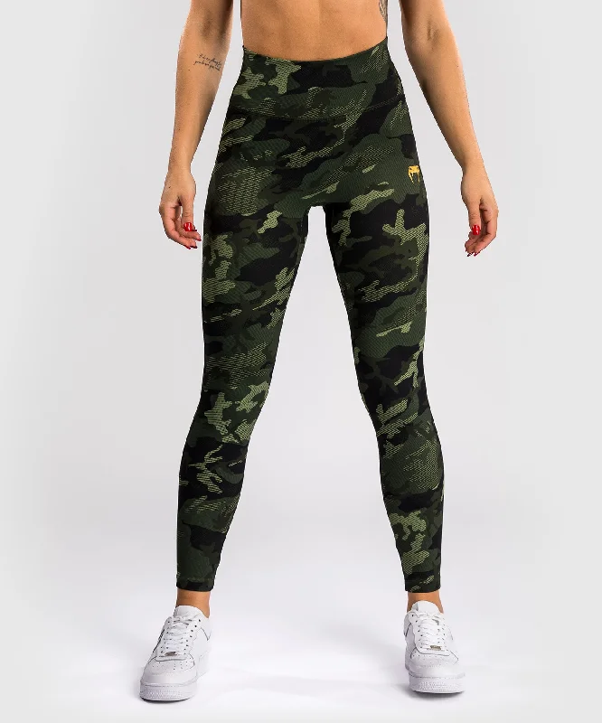 Venum x Sophia Rose Women’s Full-Length Leggings - Forest Camo Elegant Casual Fit Leggings