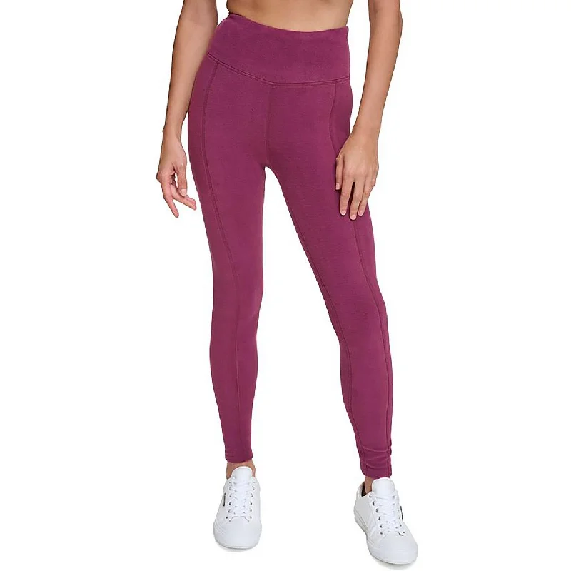 Womens Fitness Yoga Athletic Leggings Fashionable Leather-Look Leggings