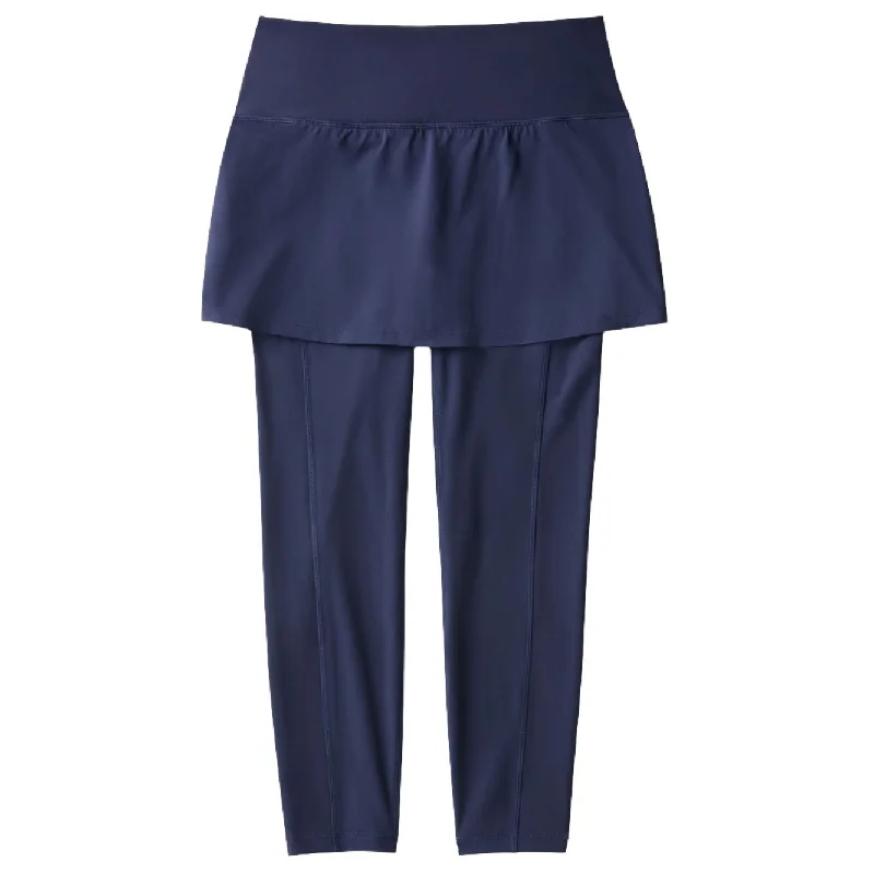 Fila Women's Tennis Skort with Leggings - Navy Elegant Satin Finish Leggings
