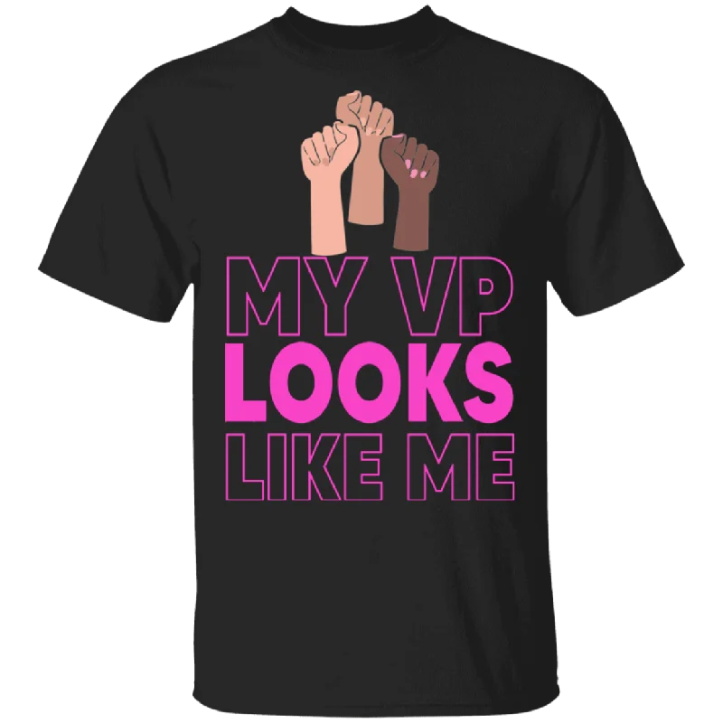 Election Black Shirt My VP Looks Like Me Cute Black Girls Women Hands Gifts T-Shirt Elegant Classic Vintage