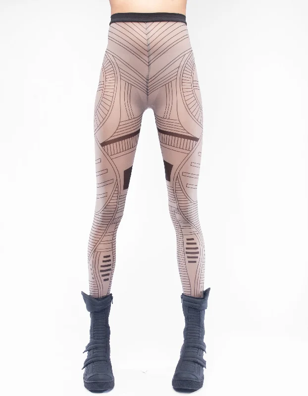LEGGINGS SKIN MODULAR Stylish Colorful Activewear Leggings