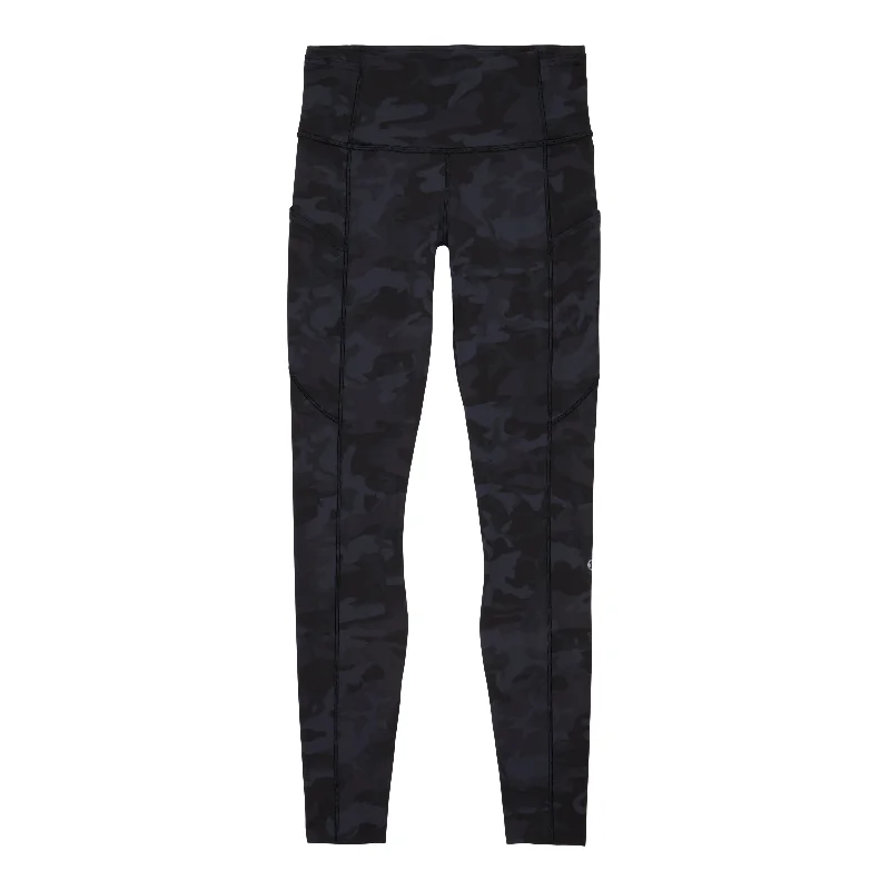 Fast And Free High Rise Legging - Resale Elegant Printed Leggings with Pockets