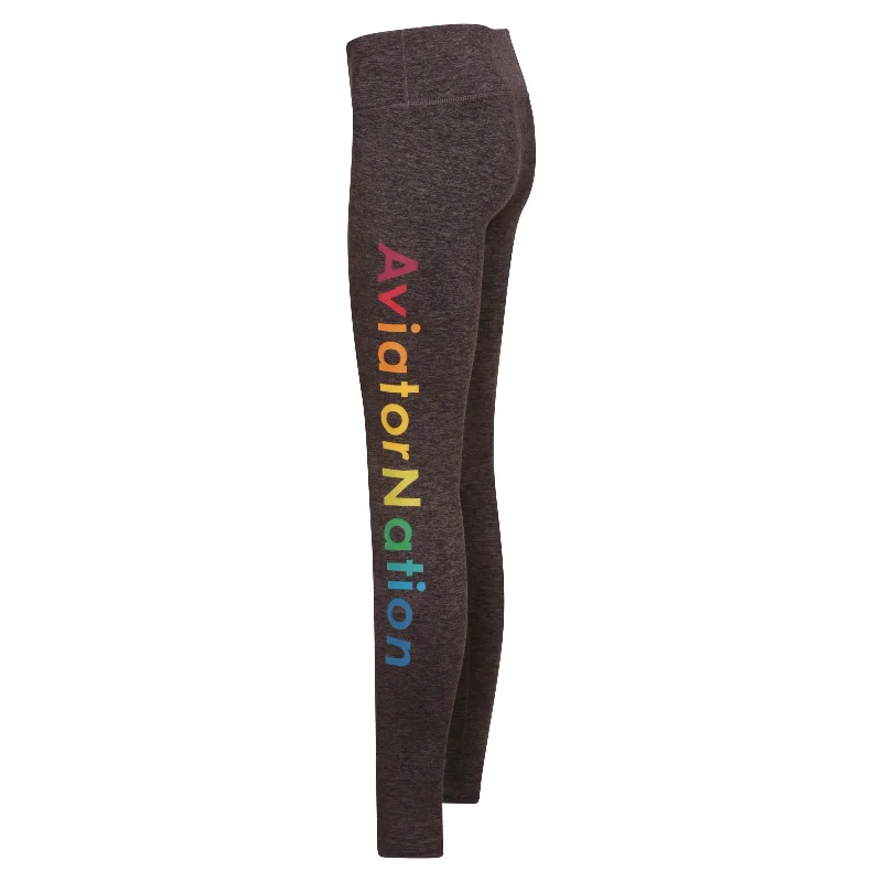 Charcoal Leggings Elegant Textured Leggings