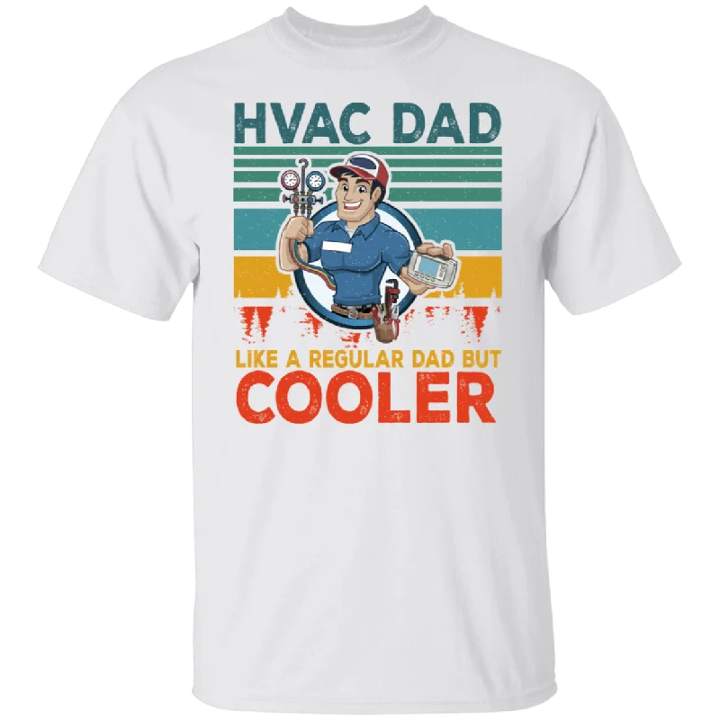 Vintage Retro HVAC Dad But Cooler MNOD-FUEL-79 T-Shirt Collared T-Shirt Boat Neck A-Line