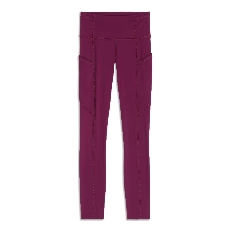 Fast And Free High Rise Legging - Resale Fashionable Full-Length Active Leggings