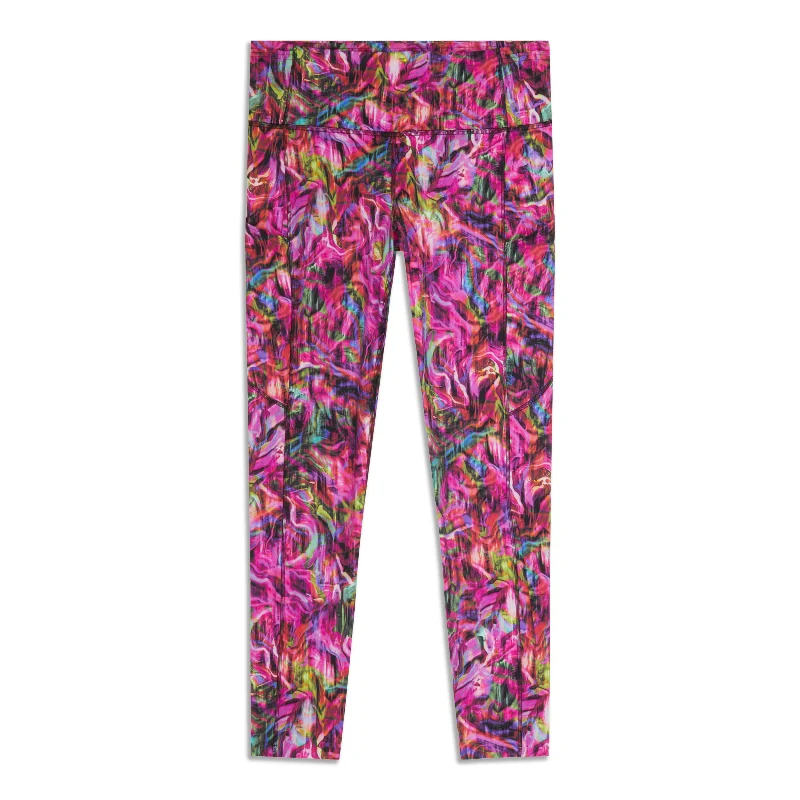 Fast And Free Mid Rise Legging - Resale Fashionable Floral Active Leggings