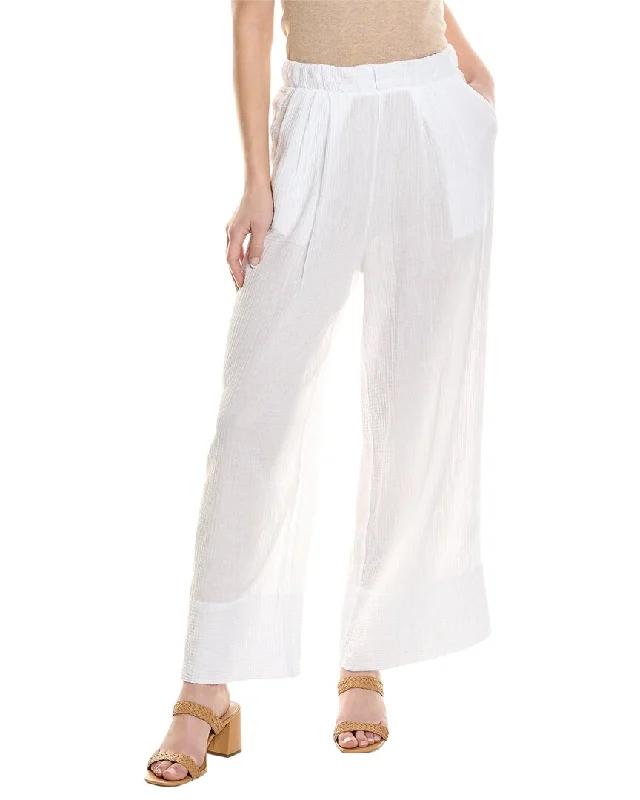 Stateside Gauze Wide Leg Pull-On Pant Relaxed Fit Trousers