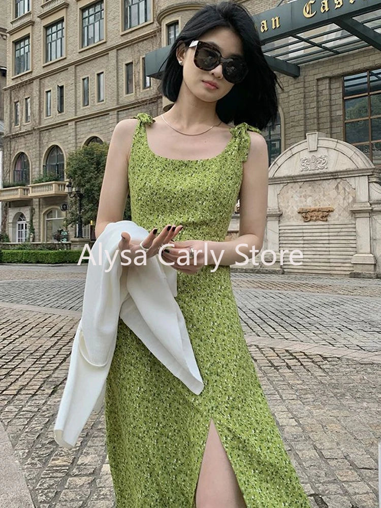 Floral Split Dress