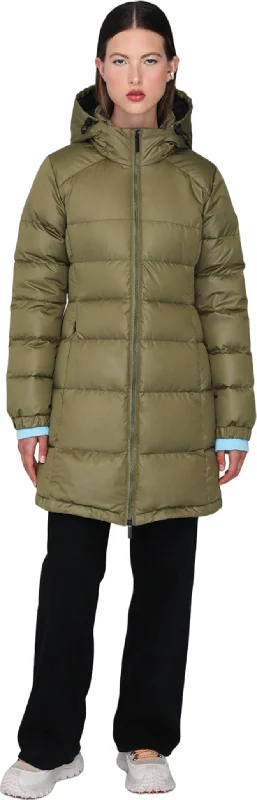 Lucia Hooded Down Puffer Jacket - Fitted - Women's|-|Manteau en duvet à capuchon Lucia - Ajustée - Femme Zippered Jacket Buttoned Jacket Snapped Jacket