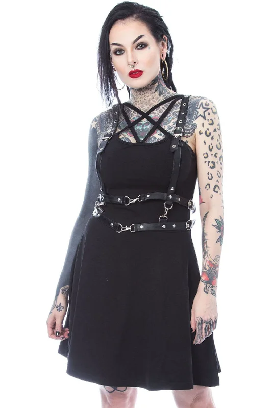 Heartless Lunar Dress (S, XL, 2XL) Turtleneck Neckline Stylish