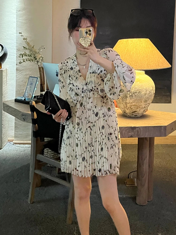 Mini Black Floral