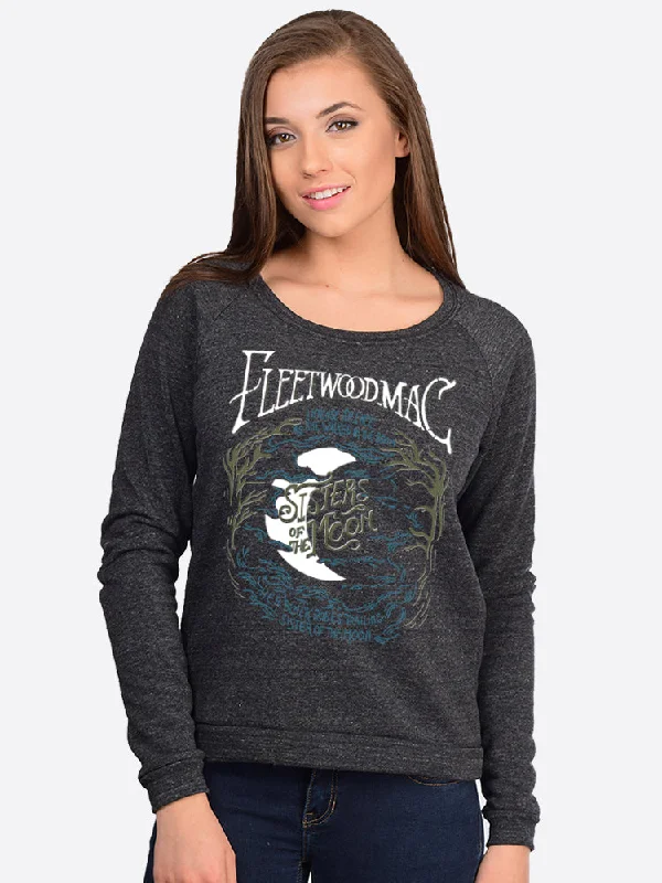 Fleetwood Mac Graphic Sweatshirt Hoodie with Half-Zip Sporty Casual