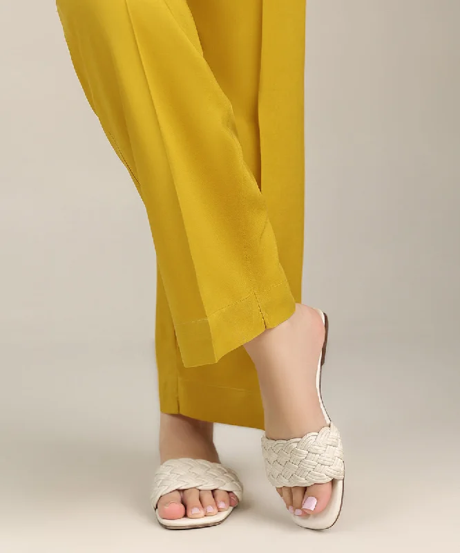 Linen Straight Pants Fashionable Track Pants