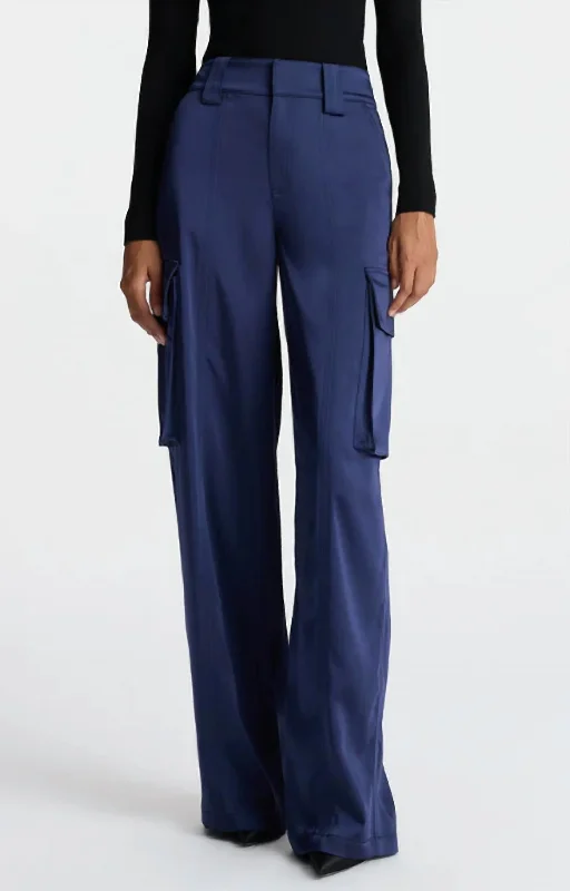 Women's Bryan Pant In Blue Formal Slim Pants