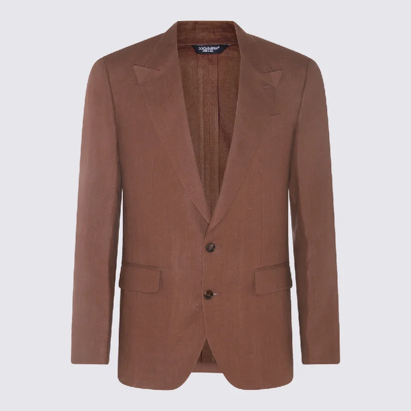 Dolce & Gabbana Jackets Wool Fabric Cashmere Fabric Tweed Fabric