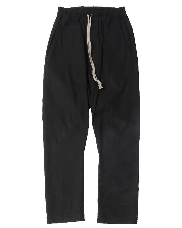 Drop Crotch Pants Modern Stretch Trousers