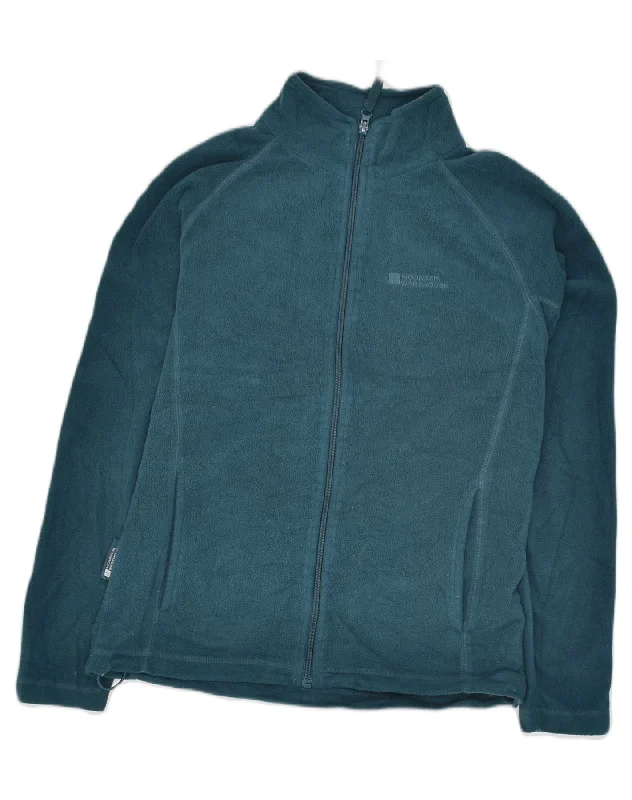 MOUNTAIN WAREHOUSE Womens Fleece Jacket UK 10 Small  Green Polyester Cardigan Sweater Pullover