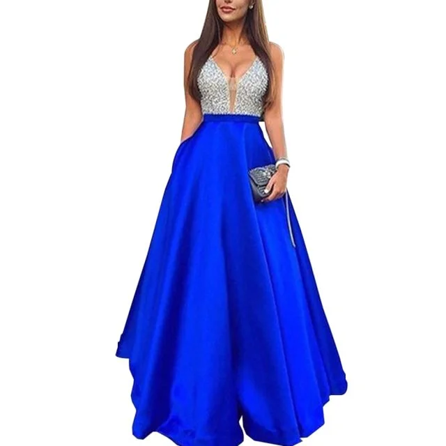 Blue party dress