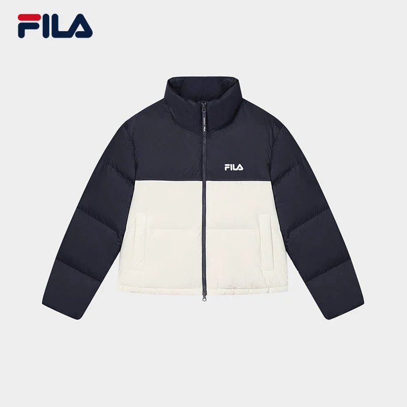 FILA CORE LIFESTYLE FILA ORIGINALE WINTER TENNIS CLUB Women Down Jacket (Navy) Nylon Jacket Polyester Jacket Spandex Jacket