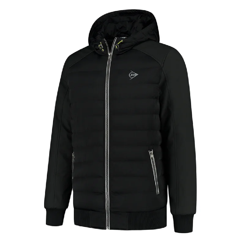 Dunlop Essentials Padded Jacket  - Black Satin Jacket Silk Jacket Chiffon Jacket