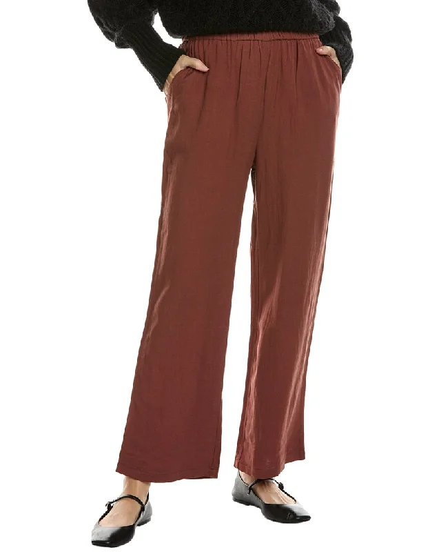 Seraphina Linen-Blend Pant Slim Fit Casual Pants