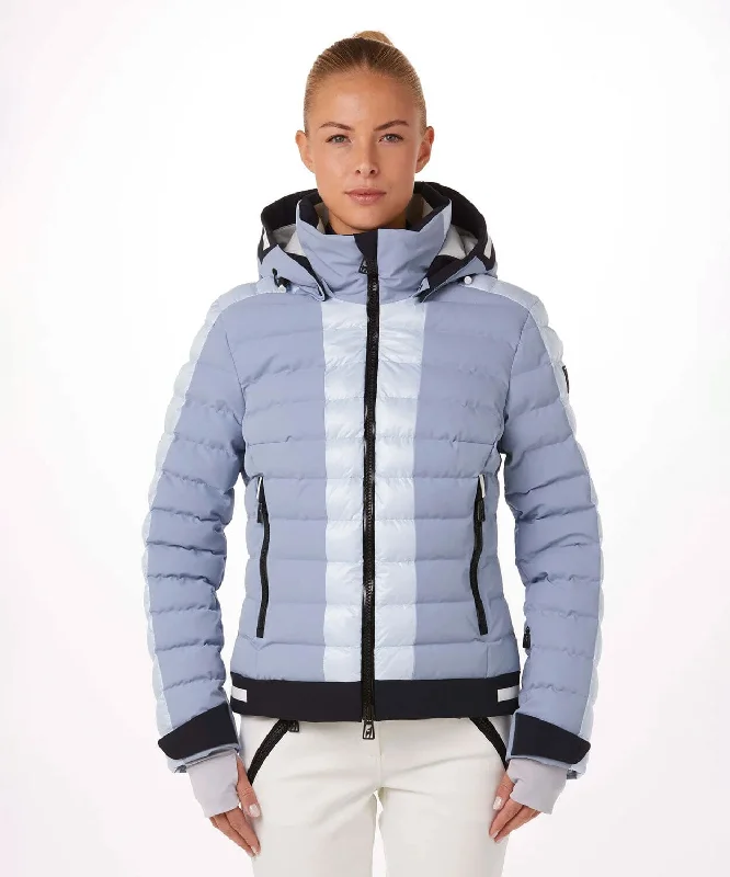 Women's Norma Ski Jacket A-Line Jacket Boat Neck Shawl Collar