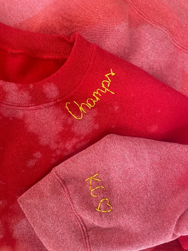 Chiefs Champion Sweatshirt Hoodie with Lining Warm Insulated