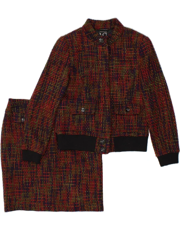 MOSAIC Womens 2 Piece Skirt Set EU 38 Medium W30  Multicoloured Flecked leather skirt durable
