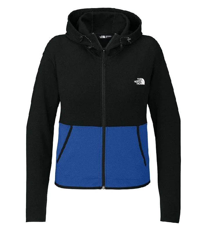 The North Face - Women's Double-Knit Full-Zip Hoodie Hoodie with Pastel Soft Subtle