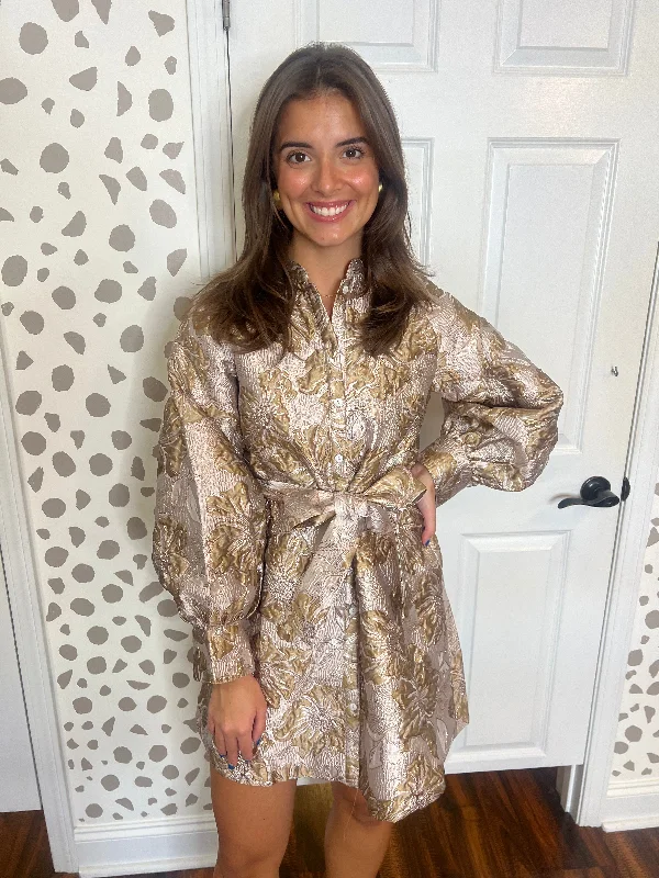 Holiday Shimmer Dress Tunics Chic fashionable