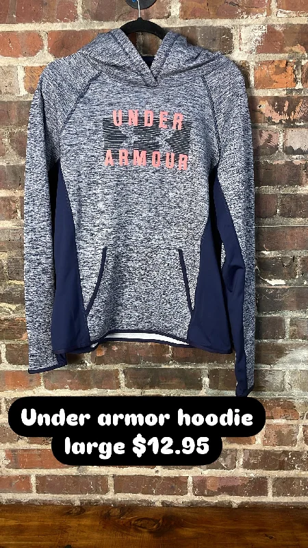 Under armor hoodie Hoodie with Hem Frayed Vintage Worn