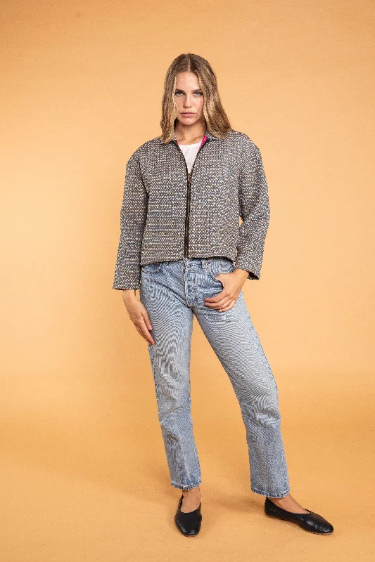 Giana Quilted Jacket Denim Jacket Leather Jacket Suede Jacket