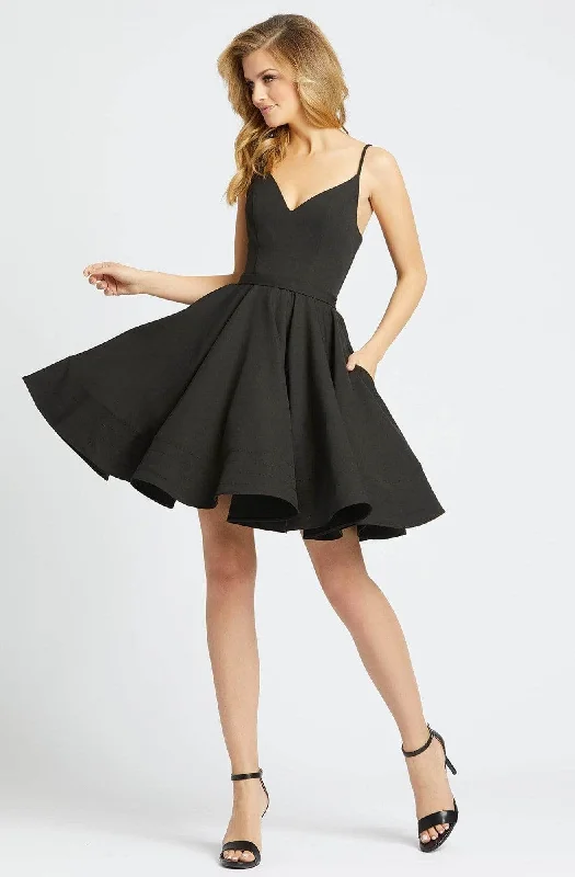 Ieena Duggal 48775I - Sleeveless Pleated Cocktail Dress Tunics Practical durable