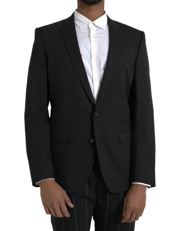 Black Martini Slim Fit Jacket Coat Blazer Plaid Jacket Tartan Jacket Houndstooth Jacket