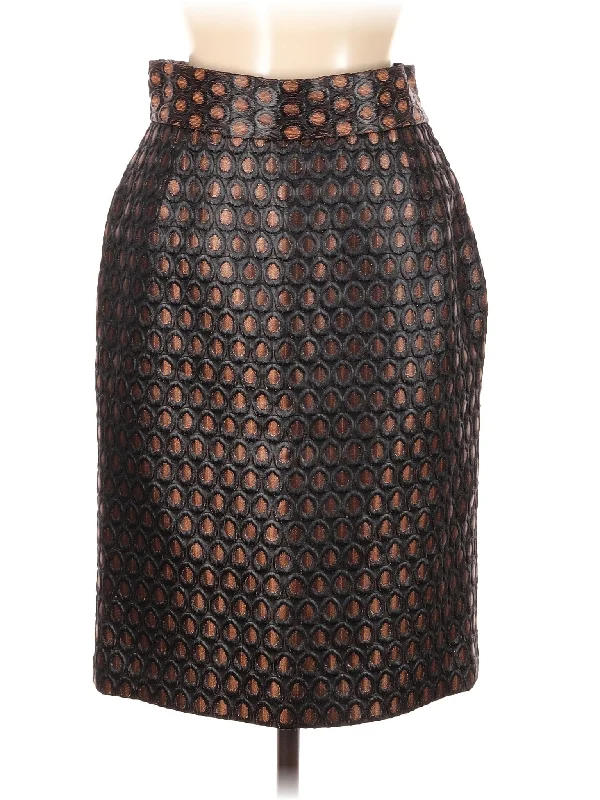 Faux Leather Skirt asymmetrical skirt cut