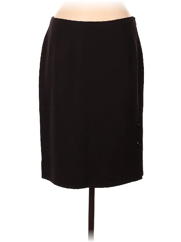 Casual Skirt silk skirt smooth