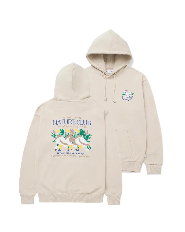 Prospect Park Alliance x Parks Project Nature Club Hoodie Hoodie with Metallic Shiny Futuristic