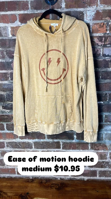 Ease of motion hoodie Hoodie with Magnetic Closure Innovative Modern