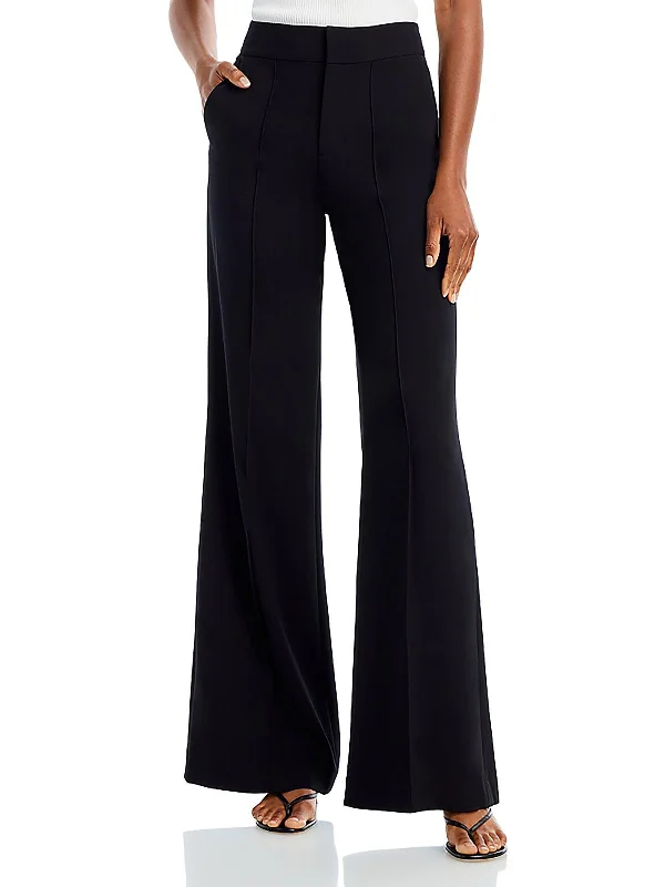 Dylan Womens Pintuck High Rise Wide Leg Pants Formal Wide-Leg Pants