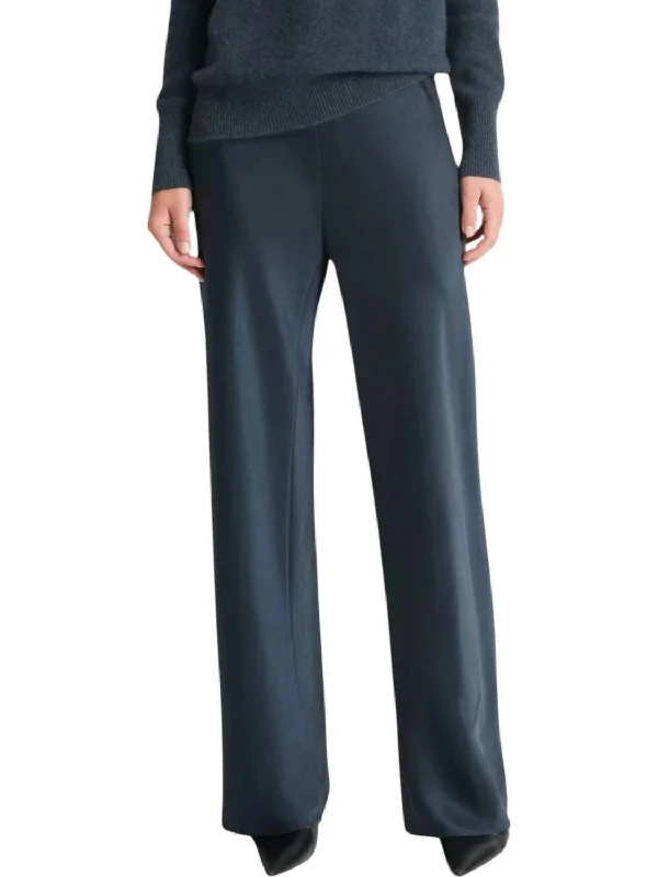 Fluid Bias Pants In Dark Tide High-Waist Jeans
