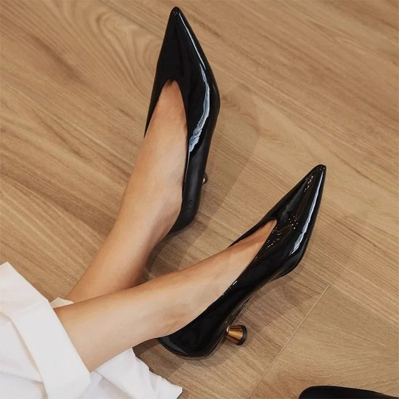 Wjczt Sexy High Heels Women Shoes New Pointed Toe Shallow Sandals Shoes Summer Fashion Party Dress Shoes 2024 Fad Mujer Zapatos Pumps Tunics Designer luxury