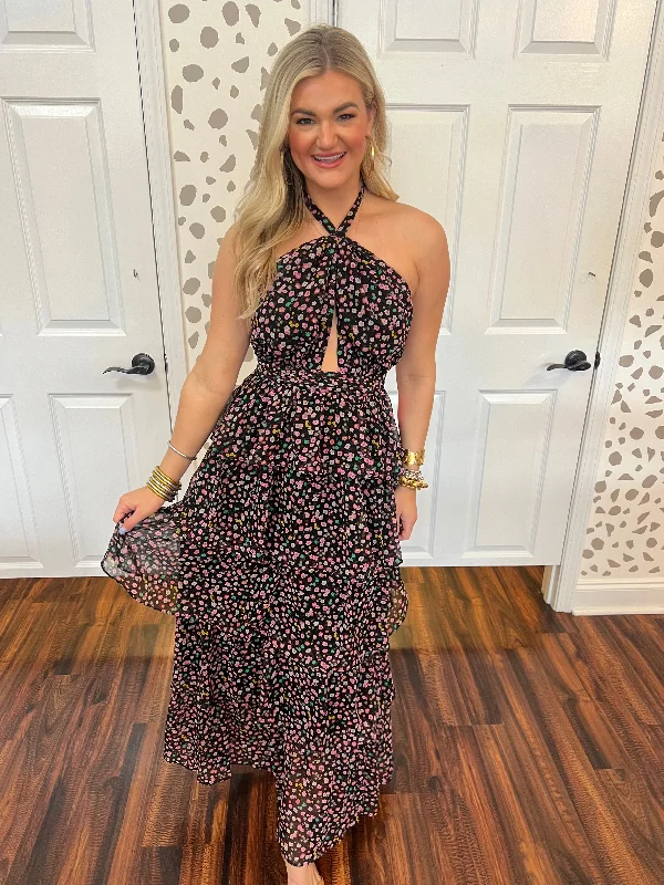 Talia Halter Long Dress: BuddyLove Tunics Travel practical