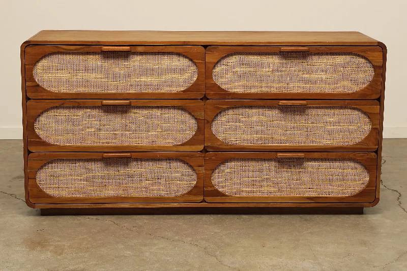 Coco 6 Drawer Dresser Tunics Fashionable chic