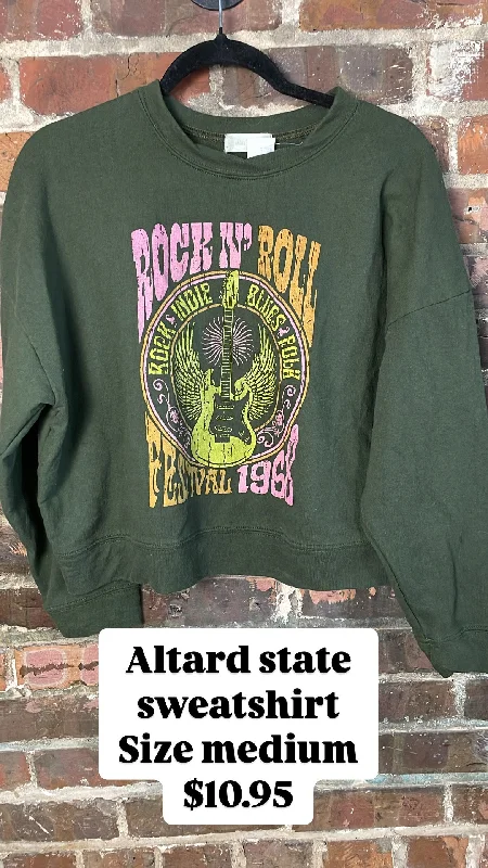Altard state sweatshirt Hoodie with Set-In Sleeves Structured Classic