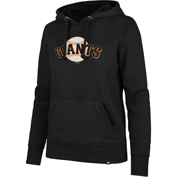 Women's SF Giants Imprint Hoodie Hoodie with Monochrome Minimalist Simple